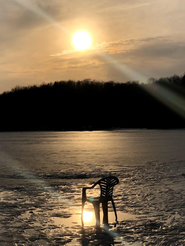 Sun, Ice & Chair